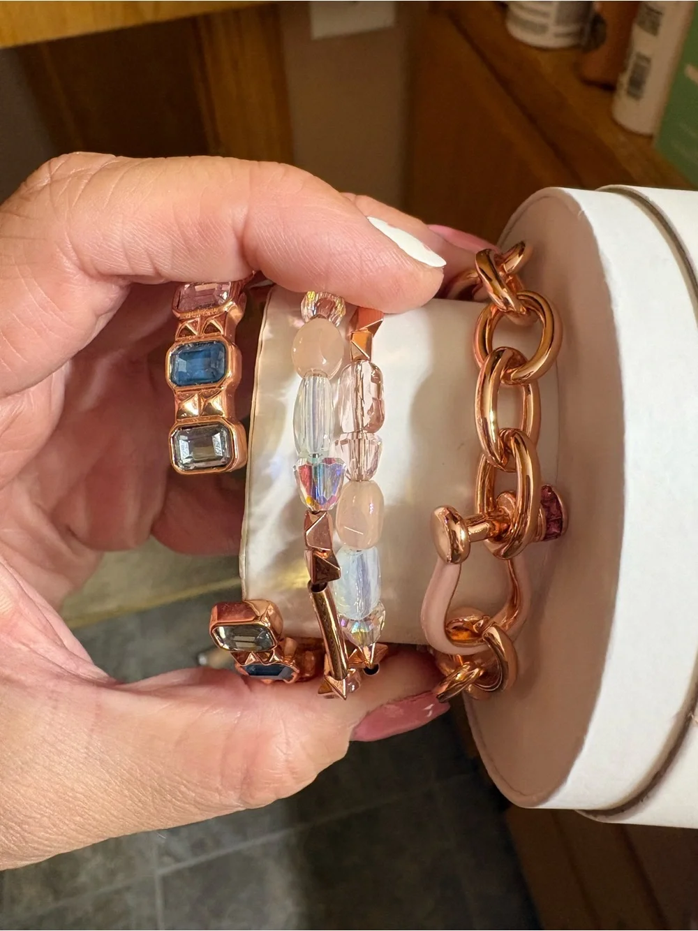 BP- Rose Gold Bracelet Stack